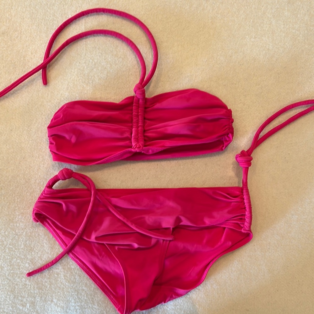 Lanvin Pink Bikini Set Sz 34